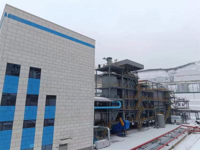 China Solid Waste Hazardous Waste Incineration Plant Rotary Kiln Incinerator With Hydraulic Feeding Device for sale