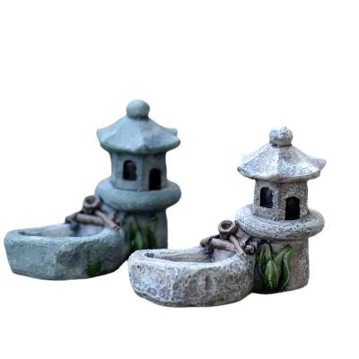 China China Micro Garden Landscape Ornaments Plastic Crafts Plants Dollhouses Plastic Succulent Tower DIY Good Materials Good Materials Business Gifts for sale