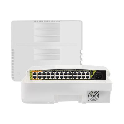 China Port Waterproof POE 24 PoE Switch Network POE Switch For CCTV IP Camera for sale