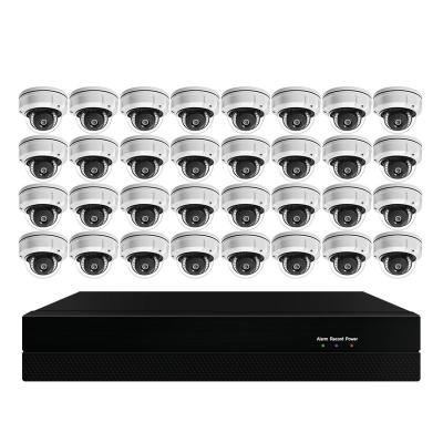 China Good Quality 32 Channel Waterproof NVR KIT 5MP POE Security CCTV Camera System Wired Dome Camera 50m IR Distance With P2P for sale