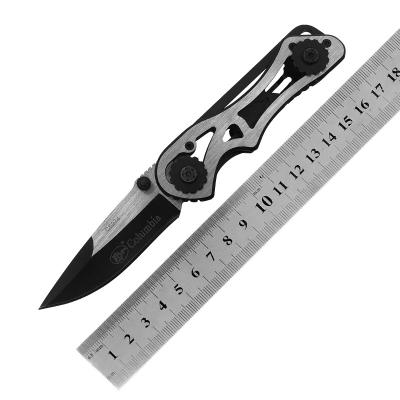 China High Quality Stainless Steel Handle Folding Pocket 440C Blade Stainless Steel Military Knife for sale