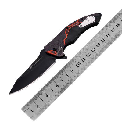 China Durable Survival Stainless Steel 440C Handle Blade Blade Outdoor Camping Folding Knife Kit With Clip for sale