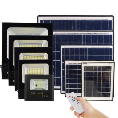 China Hot Sale 200W Outdoor Rechargeable Remote Control Waterproof Spotlight Professional Led Flood Light Control + Solar Powered 100W Led Solar Flood Light for sale