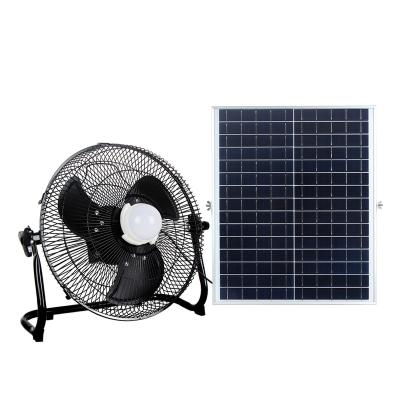 China New Energy Portable Rechargeable 12V Solar Fan Remote Control Eco - Friendly Design for sale