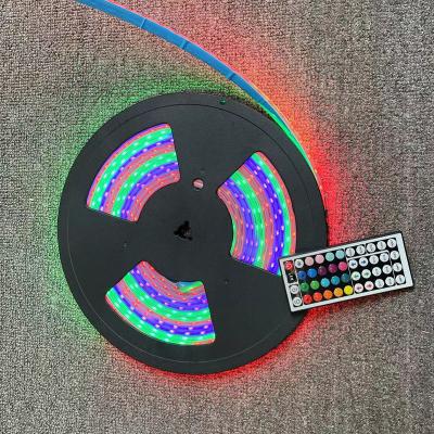 China New Design Outdoor Flexible Solar Neon Waterproof Color Led Light RGB Led Strip Light for sale