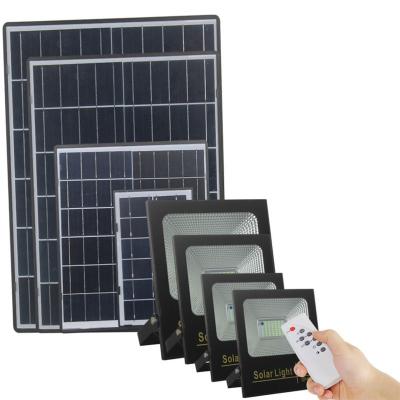 China Light Control + Cheap Remote Control Adjustable Lights 60 Watt High Lumen Led Solar Flood Light For Sale for sale