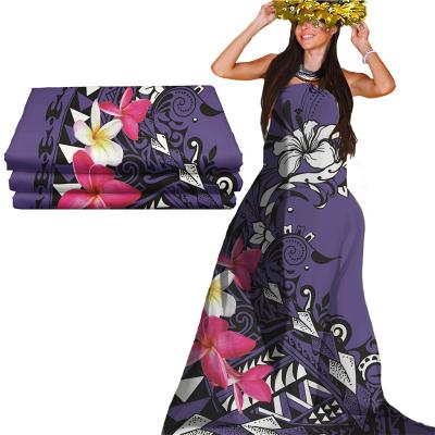 China Soft QUICK DRY poly material for women dress fabric fabric dresses use custom pattern Digital printing plain woven fabric high quality for sale