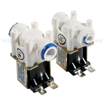 China Solenoid Valve Water One General Way DC12V/24V/220V For Water Purifier Solenoid Valve Normally Close/Open Inlet Valve for sale