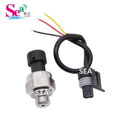 China Stainless Steel 0.8MPA Pressure Sensor Transducer Transmitter For Water Fuel Oil Car G1/4 Air Gas Stainless Steel for sale