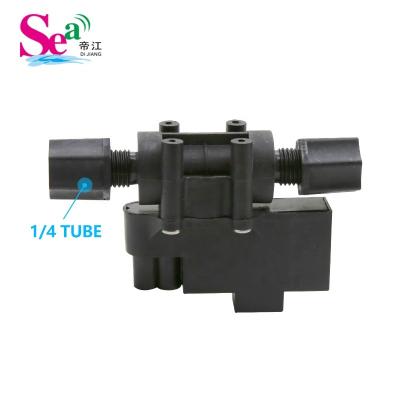 China Food Grade Plastic Black High Pressure Switch For RO Filter System And Water Pump for sale