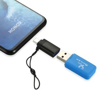 China Mobile Phone Micro USB to USB OTG Adapter Card Reader Micro USB 3.0 OTG Adapter Compatible with Android Phone Android Tablet Smart Vehicle for sale