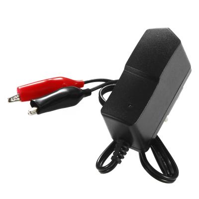 China Standard 6V Lead Acid Battery Charger 7.4V 1A Clip RC Battery Charging Net Charger for sale