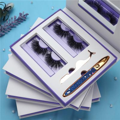 China Cruelty Free / 25 Times Reusable / Comfortable Wear Wholesale Mink Lashes With Custom Boxes Full Strip Mink Eyelashes for sale