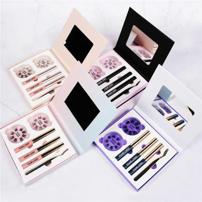 China Lightweight durable and easy to use best reusable 3D eyelashes for sale