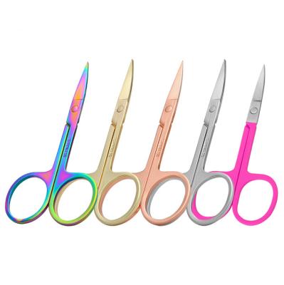 China Right-handed scissors cut eyebrow scissors eyebrow tweezers scissors eyebrow cutting scissors for sale