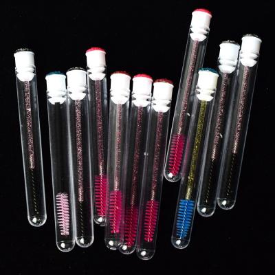 China Brow Eyelash Extension Wand Tube Emty Brushing Wicks and Tubes for Store Eyelash Wand Cover Plain Mascara Wand Tubes for sale