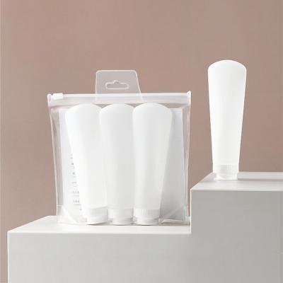 China White Personal Care Good Quality In The Right Size Silicon Travel Refillable Bottle Set Toiletries for sale