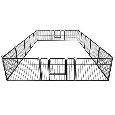 China Durable Exercise Park 16 Panel Heavy Duty Metal Foldable Pet Pens for sale