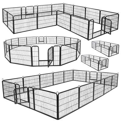 China Durable Exercise Park 16 Panel Heavy Duty Foldable Pet Pens Dog Enclosure for sale