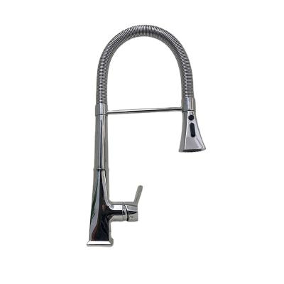 China 2021 New Arrival Modern Lever Cupc Kitchen Faucet Single Lever Bathroom Sink Faucet With Pull Down Sprayer for sale