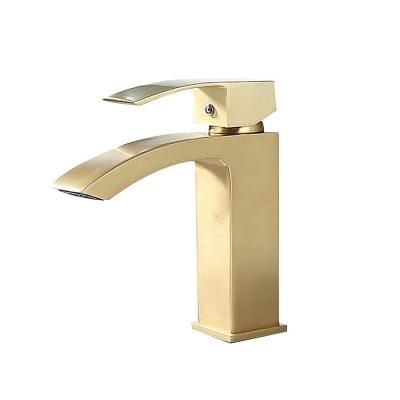 China Thermostatic Faucets Wholesale Brushed Gold Bathroom Faucets Toilet Vanity Basin Faucets Water Purifier Mixer Tap for sale