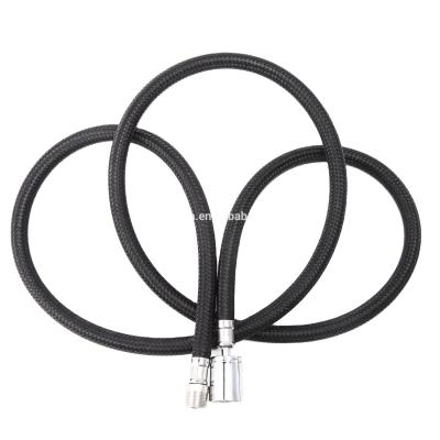 China Modern Wholesale Durable Nylon Braided Black Hose Faucet Hose High Pressure Water Reel Hose for sale