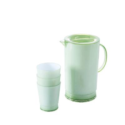 China Sustainable Drinking Water Large Capacity Cheap Plastic Jug With 2.1L Cup for sale