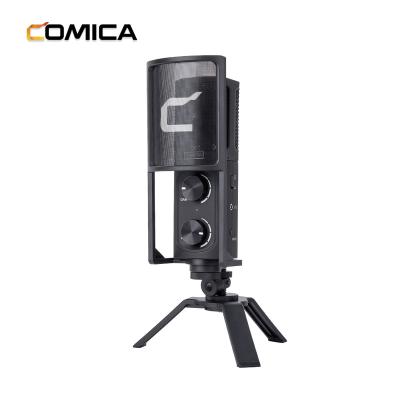 China Comica USB Super Anti-interference Soft Condenser Cardioid Microphone for Windows Android and IOS System USB Interface Devices for sale