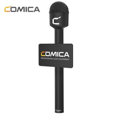 China Handheld Professional Dynamic Reporter Microphone CoMica HRM-C Interview Microphone For DSLR Camera for sale