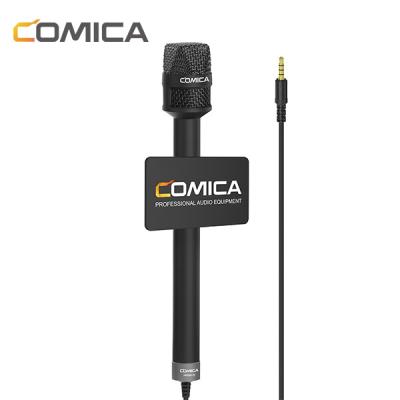 China Handheld Microphone COMICA HRM-S Reporter / Interview Microphone For Smartphone for sale