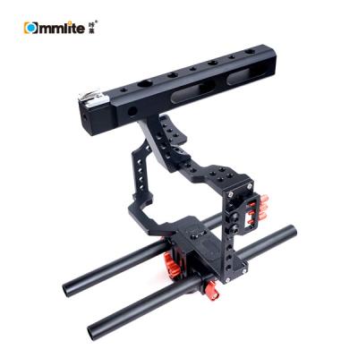 China Support “ComStar” Installation V5 Video Camera Cage Commlite Aluminum Alloy Video Stabilizer For Micro Camera For Panasonic For Sony for sale