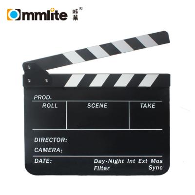 China Commlite Universal Studios Movies Films Director Stage Action Marker Clapper Board Multifunction Black for sale