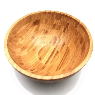 China BPA Free Bamboo Salad Bowl Serving Bowl For Fruits Or Salads for sale