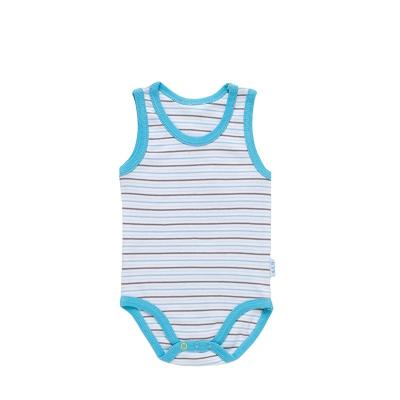 China Casual Wholesale summer dress baby jumpsuit baby onesie baby vest stripes for sale