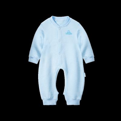 China Relaxation Wholesale solid color baby jumpsuit newborn romper simple baby clothes for sale