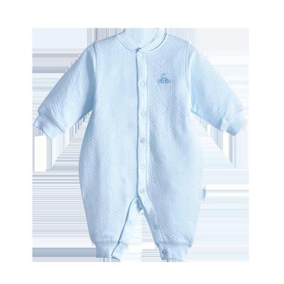 China 100% Cotton Baby jumpsuit baby crawling clothes onesie long sleeve  clothes thick warm wholesale for sale