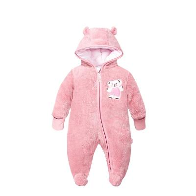 China Relaxation Super Soft Newborn Sleep Bag Winter Warm Baby Plush Jumpsuit for sale