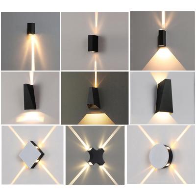 China Star Shaped Special Shaped Cross Round Square Cylinder Bar Club Ktv Corridor Aisle Hotel Aisle Outdoor Indoor Led Wall Lamp for sale