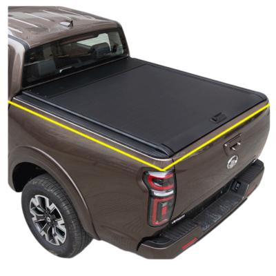 China Modern Soft Hard Retractable Lid Roller Manual Tonneau Cover For POER 2021 for sale