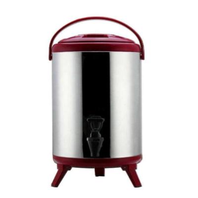 中国 Hotel Buffet Food Equipment Stainless Steel Bubble Tea Barrel Milk Tea Barrel Heat Preservation Barrel Beverage Dispenser With Mixed Color 販売のため