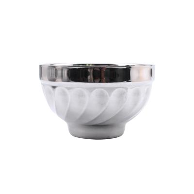 중국 Super Viable Imperial Bowl 201 Stainless Steel Soup Unbreakable Rice Bowl For Restaurant Sale 판매용