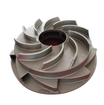 China A356 Aluminum China Customized Tubine Vane Vacuum Casting Die Casting Turbine Parts Impeller for sale