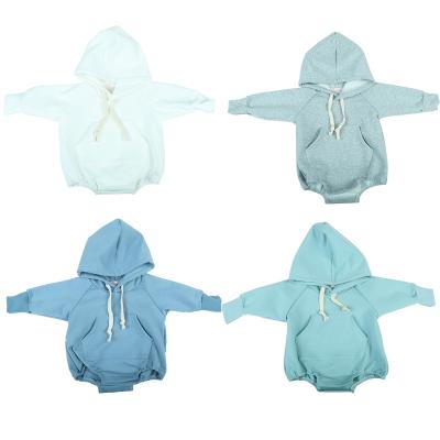 China Breathable Autumn Winter Clothing Newborn Baby Boy Girl Romper Long Sleeve Clothes Overall Warm Overalls for sale