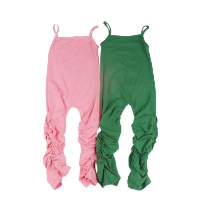 China 2021 Newborn Baby Anti-pilling Sheer Pink Romper Casual Condole Belt Baby Sports Girl Clothing Sets Baby Milk Silk Sleep Suit Rompers for sale