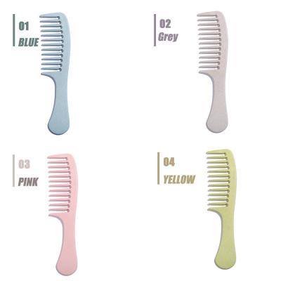 China Straightening Comb Coustomiser Portable Hair Brush Hotel Pink Hairdressing Brush Best Eco-Friendly Biodegradable Straightening Combs Wide Tooth for sale