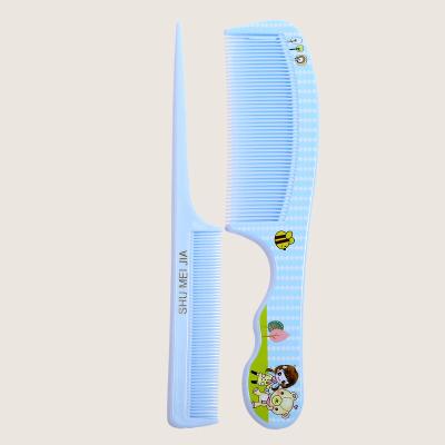 China Wholesale Cheap Private Label Hair Brush Comb Making Hair Comb Personalized Custom Private Label Shower Hair Brush 2 Pieces Comb Set Tail Rat for sale