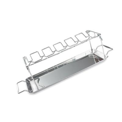 China BBQ Rack Stainless Steel Chicken Leg Grill Dustproof Barbecue Rack For Outdoor BBQ Grills Wholesale for sale