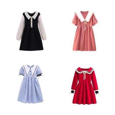 China 100% Cotton Flower Print Baby Summer Dress Infants' Flower Casual Dress Anti-Shrink for sale