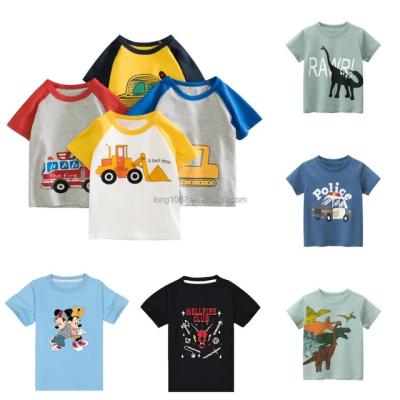 China Kids Boys Anti-Shrink Sweater Bottoming Shirt Long Sleeve Round Neck Plain T-Shirt For Kids for sale