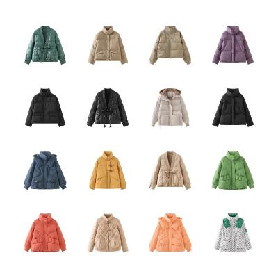 China Waterproof 2023 Autumn And Winter Warm Hooded Clothing Women's Cushion Jacket Women's Cotton Down Coat for sale